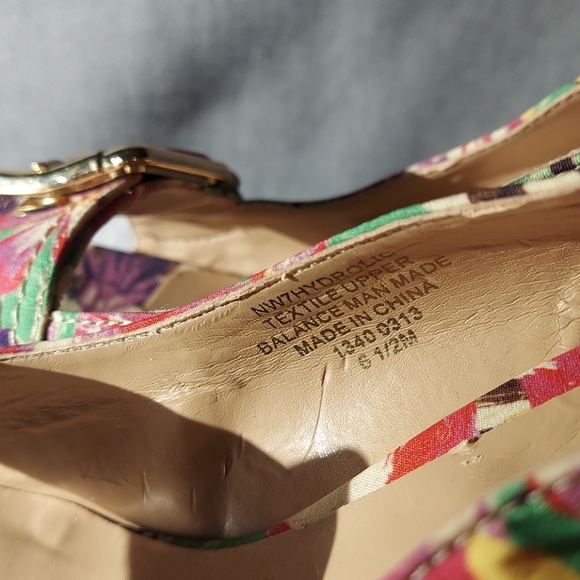 Nine West Slingback 4 inch wedges SZ 6.5 M - Picture 8 of 8